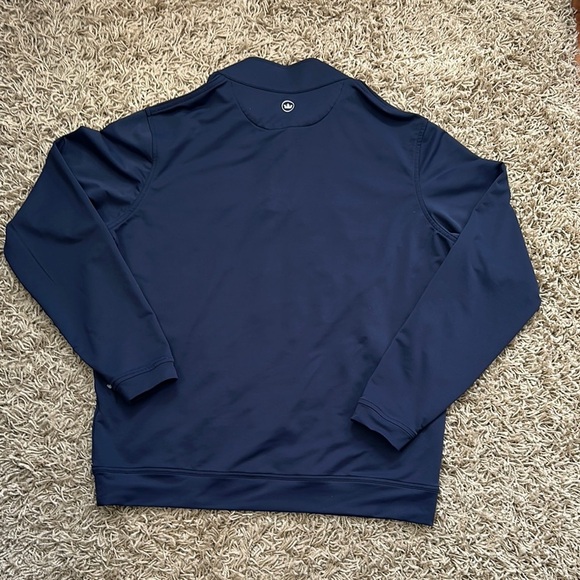Peter Millar Navy Quarter-Zip CT&CC Logo Pullovers Size Large - Picture 7 of 11